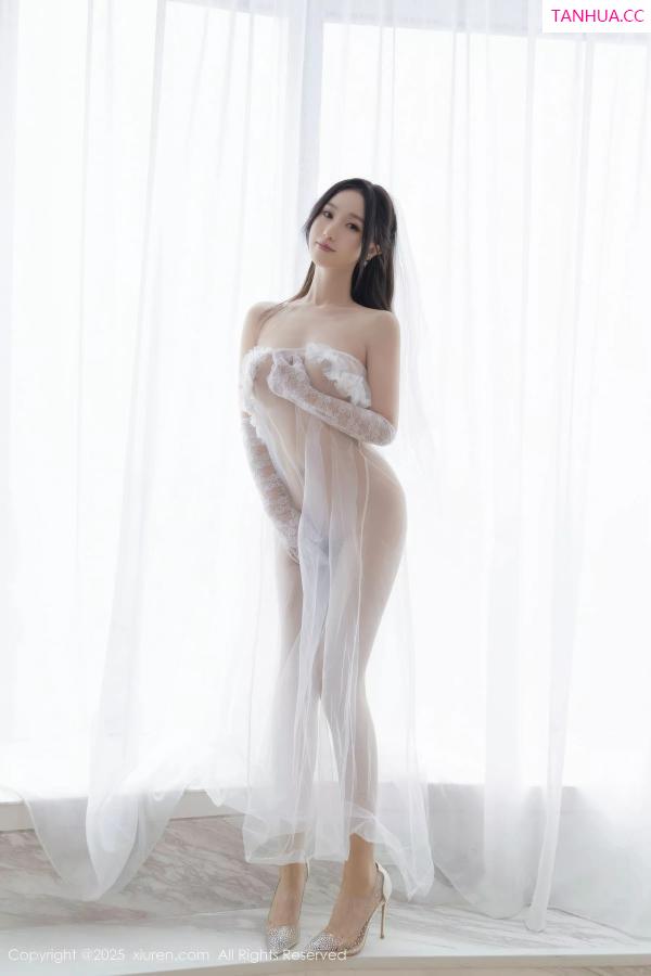   [XiuRen]高清写真图 2025.10.15 No.10871 杏子Yada 轻透白纱第43张图片